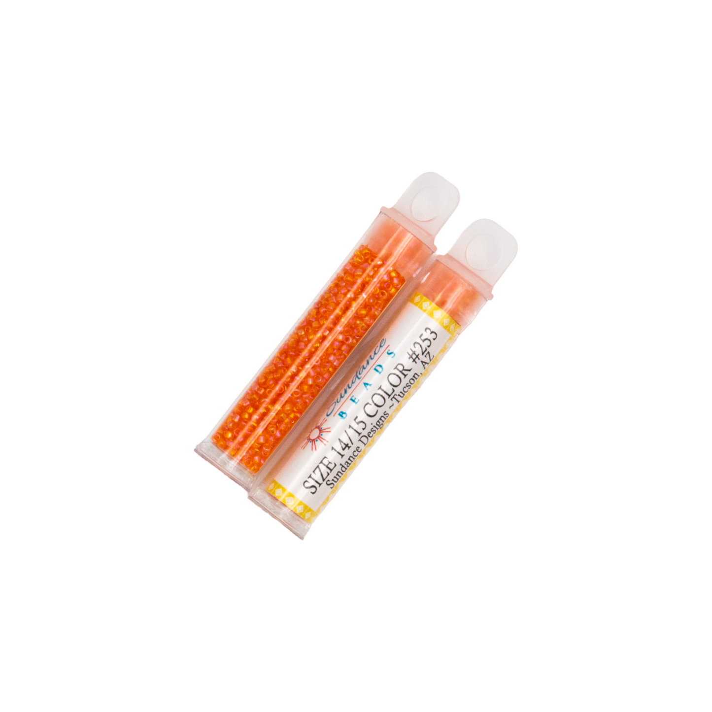 Sundance Designs Seed Beads Size 14/15 - 253 Rainbow Orange