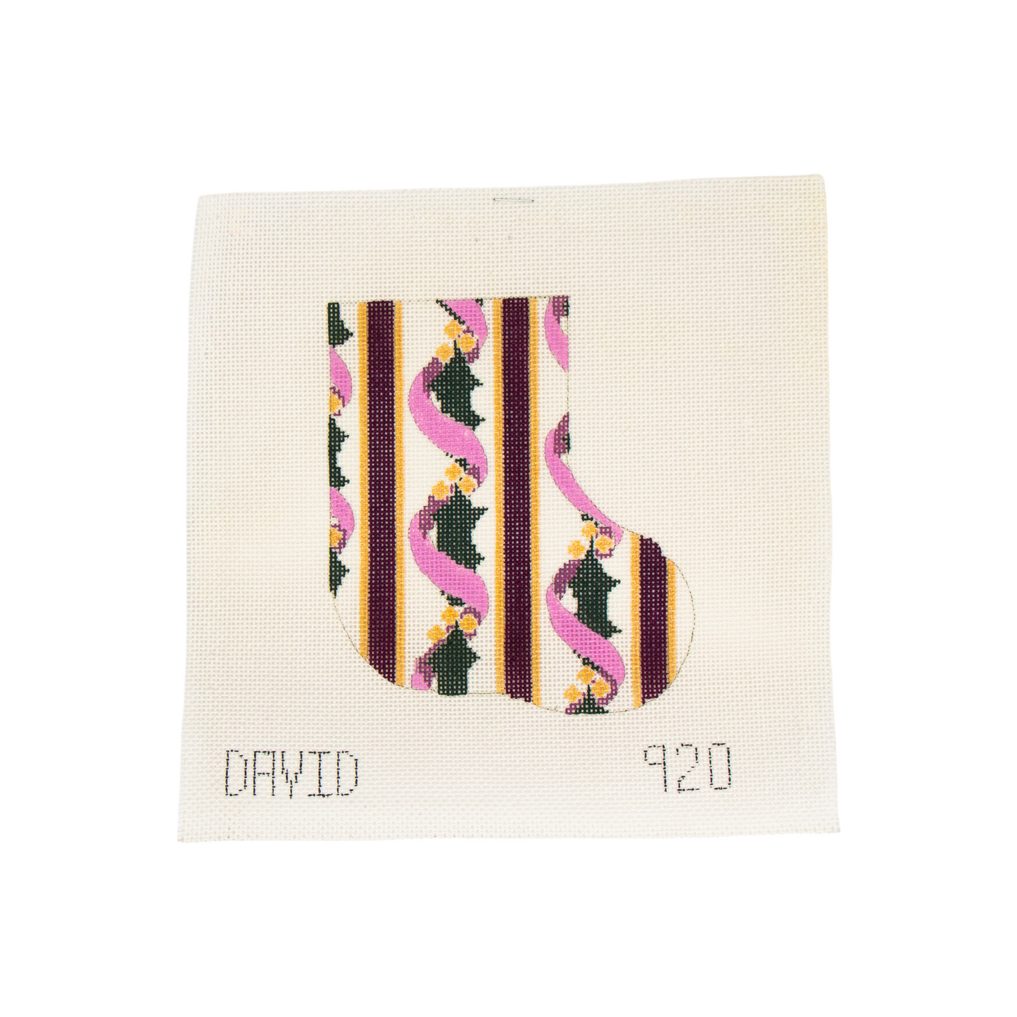 David Mini Stocking 920 with Stitch Guide