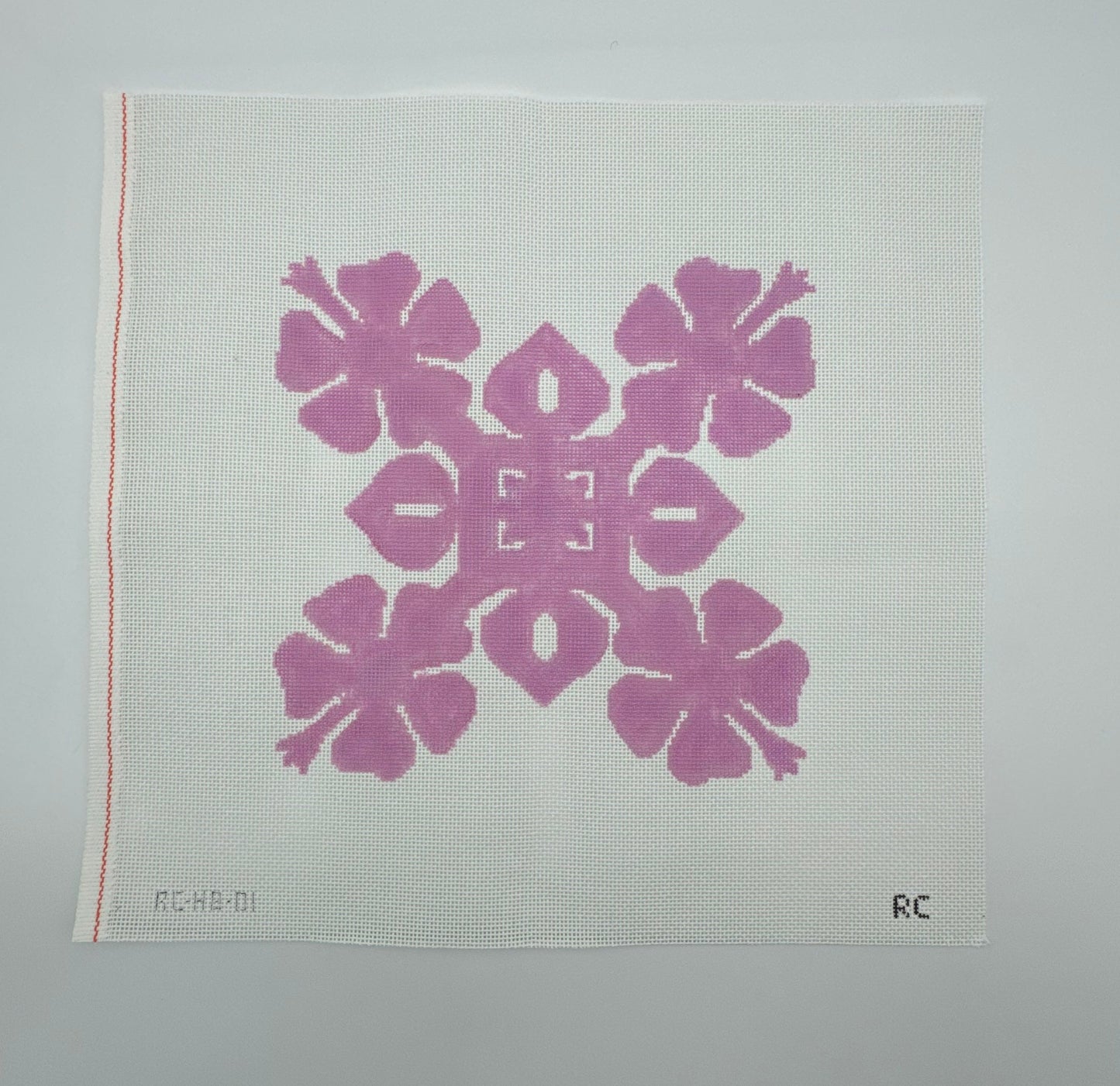 Hibiscus and Anthurium Hawaiian Quilt