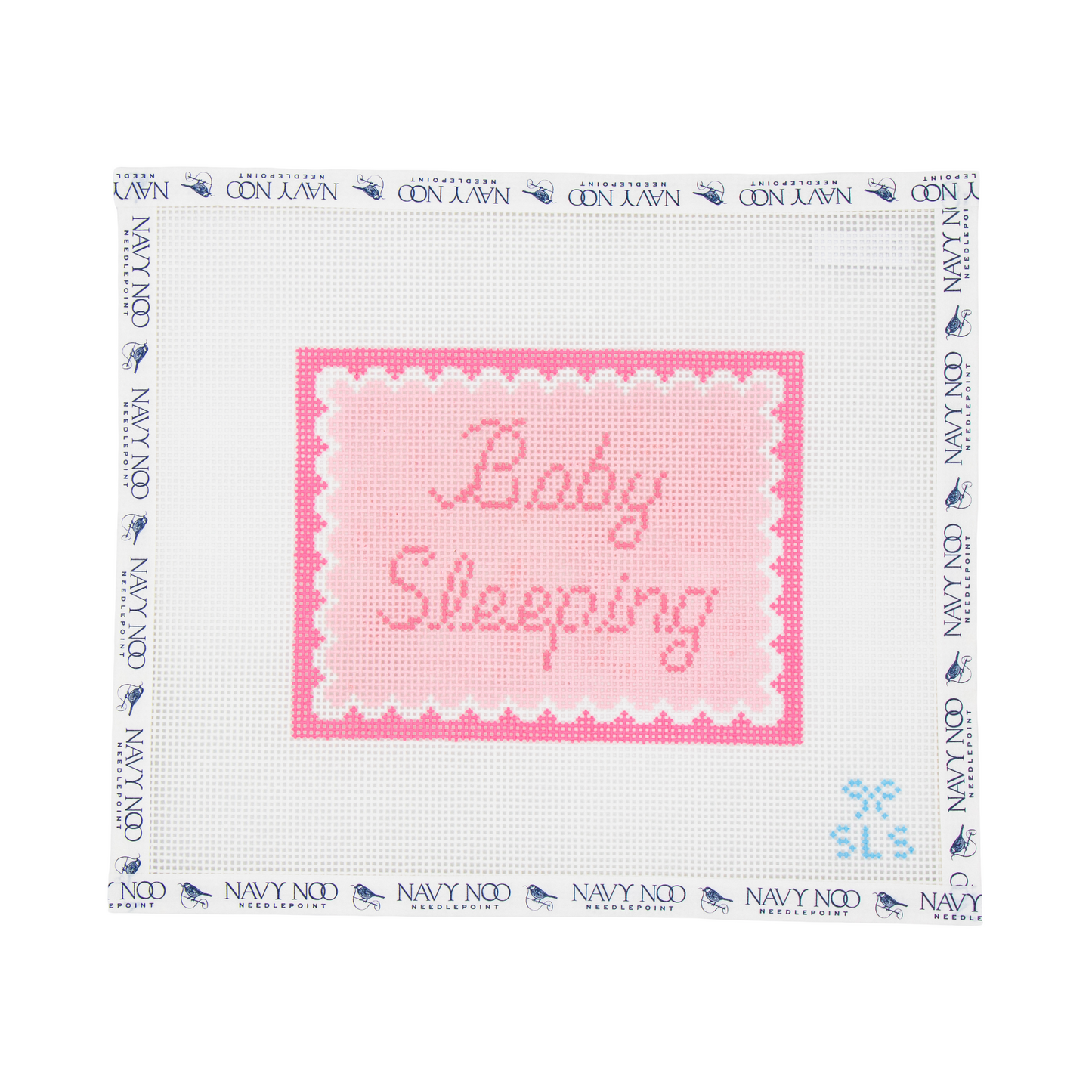 Baby Sleeping Pink Scallops