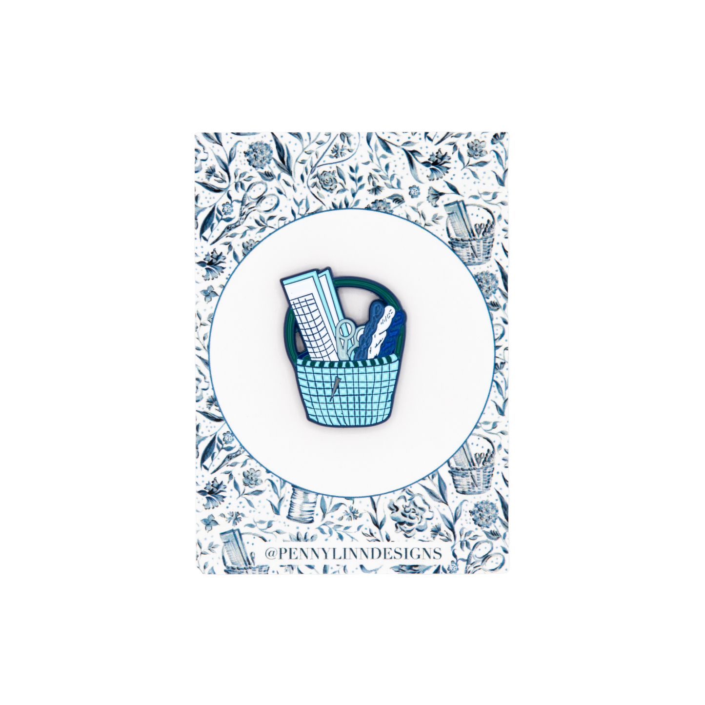 Needlepoint Basket Needle Minder