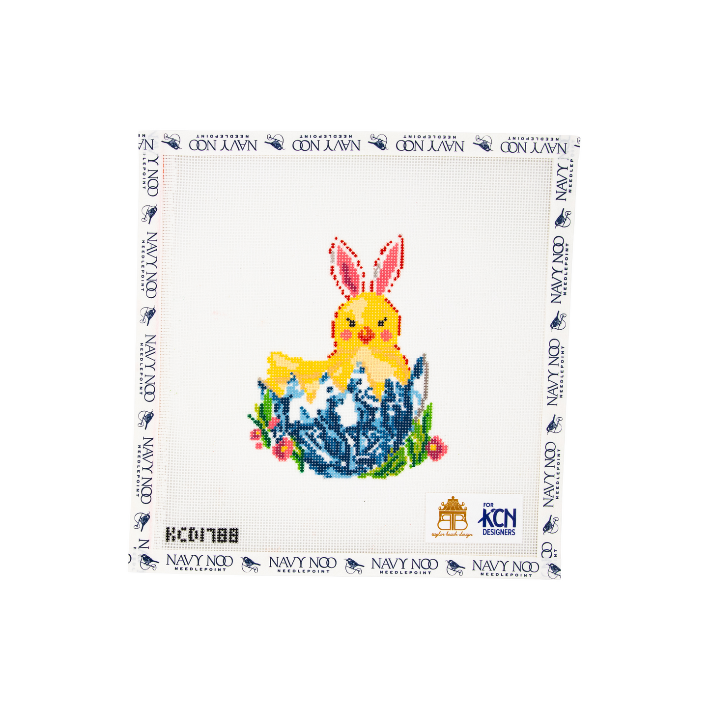 Chinoiserie Chick with Bunny Ears