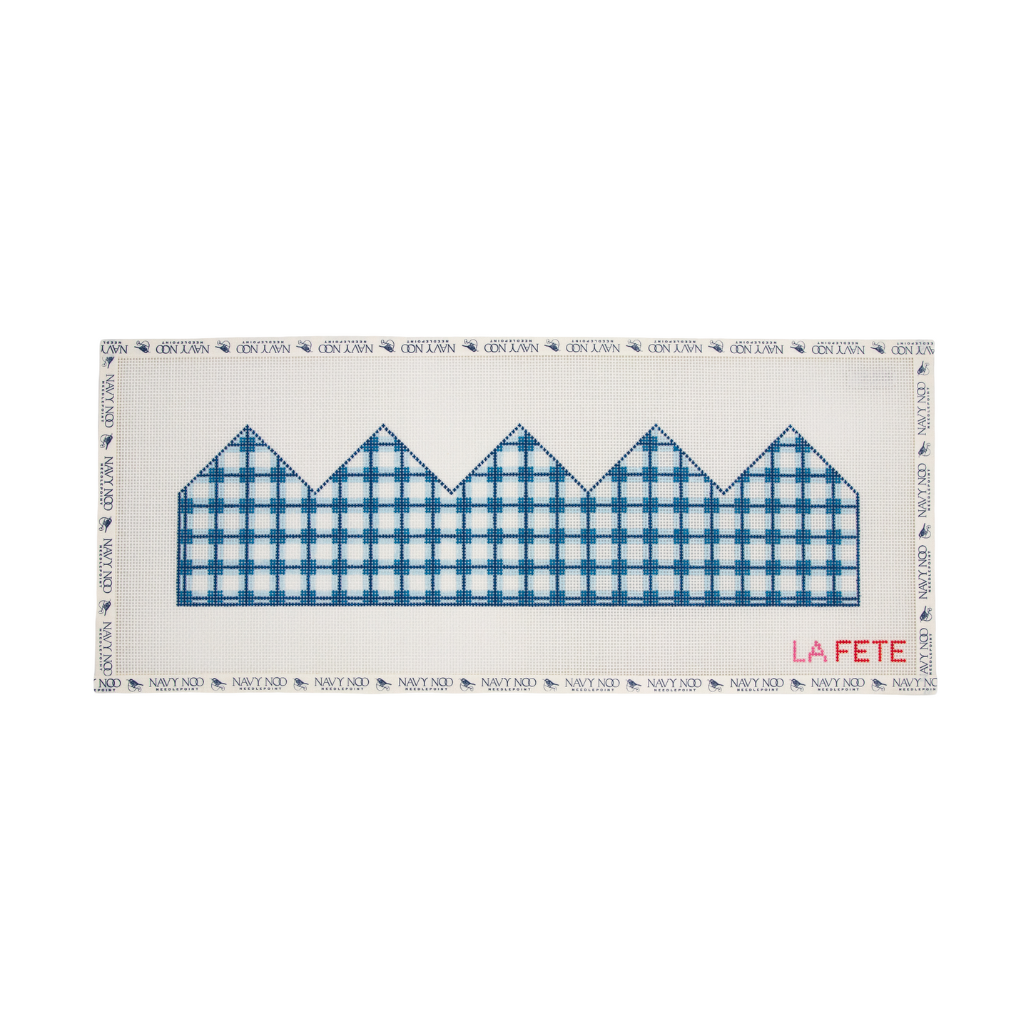 Gingham Birthday Crown - Blue
