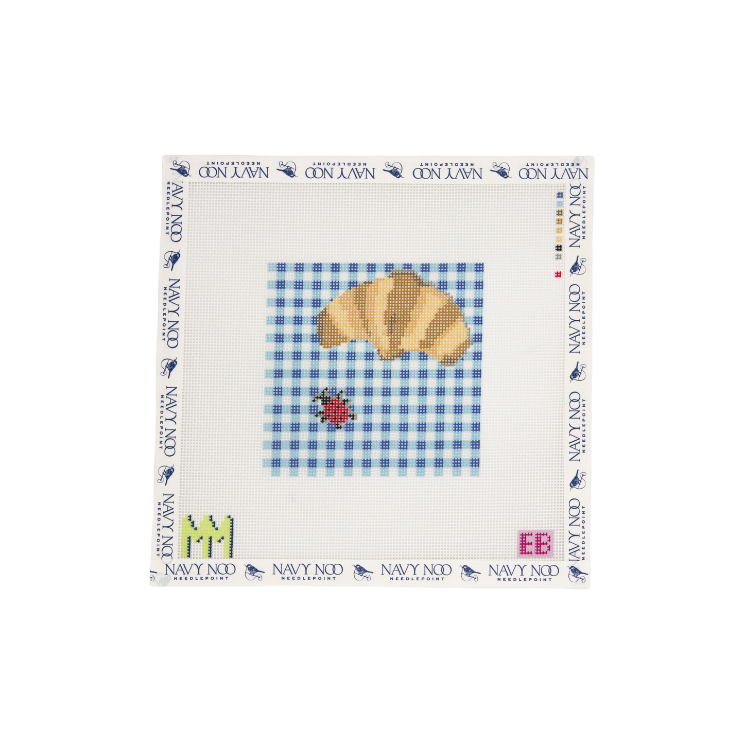 Croissant and Lady Bug Coaster
