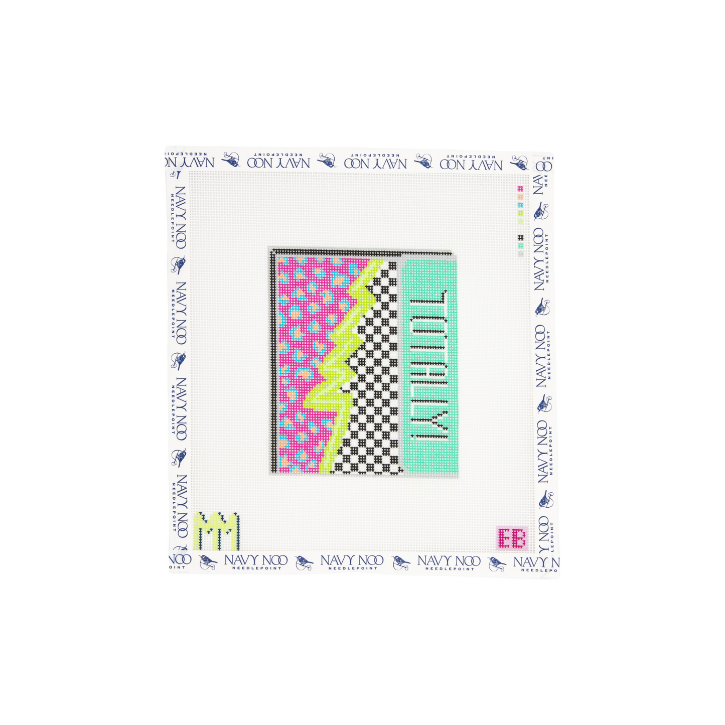 Trapper Keeper Needlepoint Case