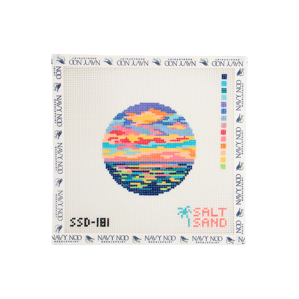 Ocean Sunset Round
