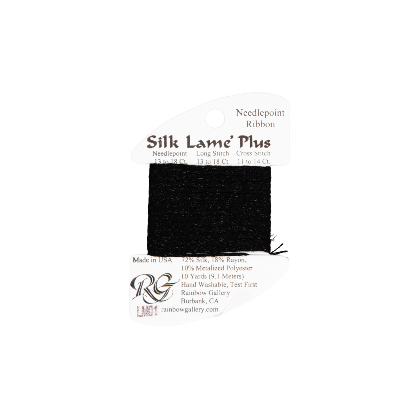 Silk Lame Braid Plus LM01 Black