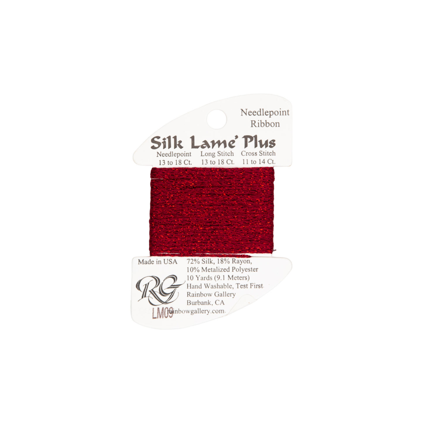 Silk Lame Braid Plus LM09 Dark Red