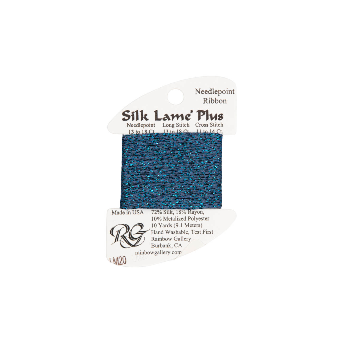 Silk Lame Braid Plus LM20 Dark Antique Blue