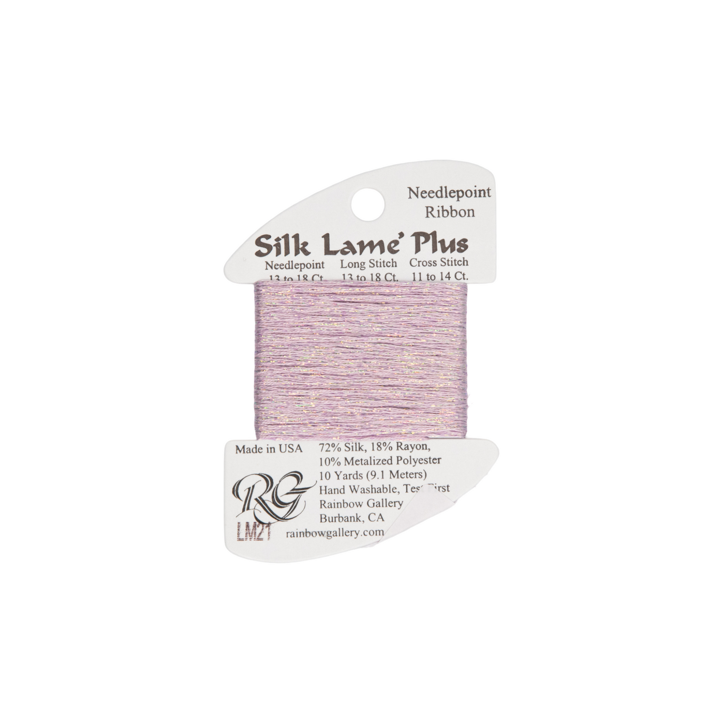 Silk Lame Braid Plus LM21 Lite Lavender