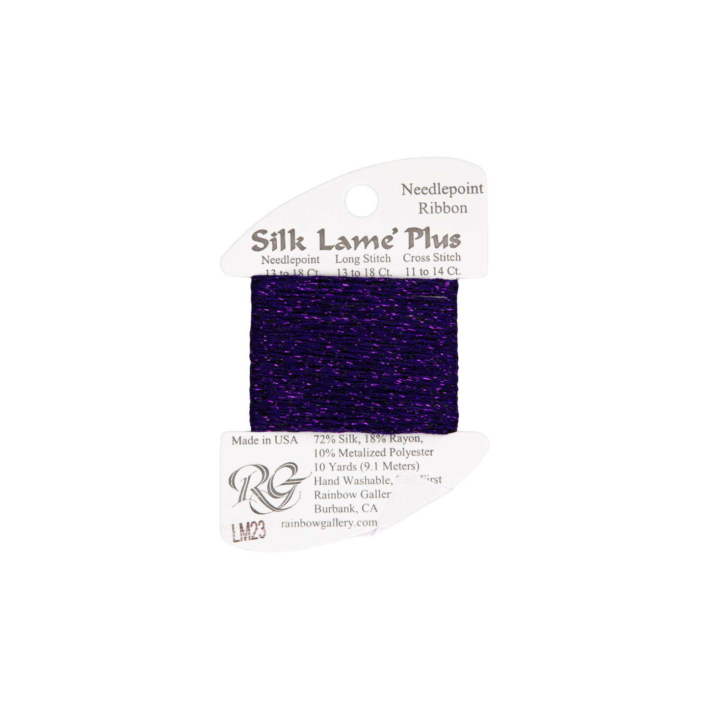 Silk Lame Braid Plus LM23 Dark Lavender