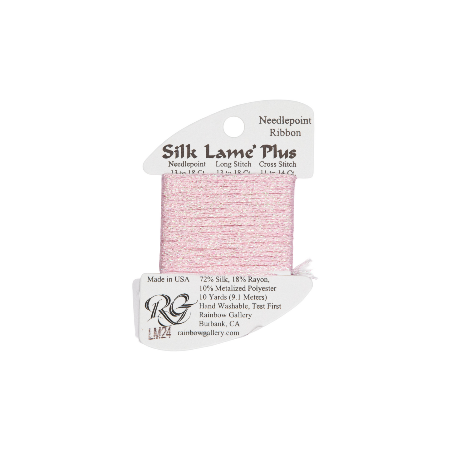 Silk Lame Braid Plus LM24 Baby Pink