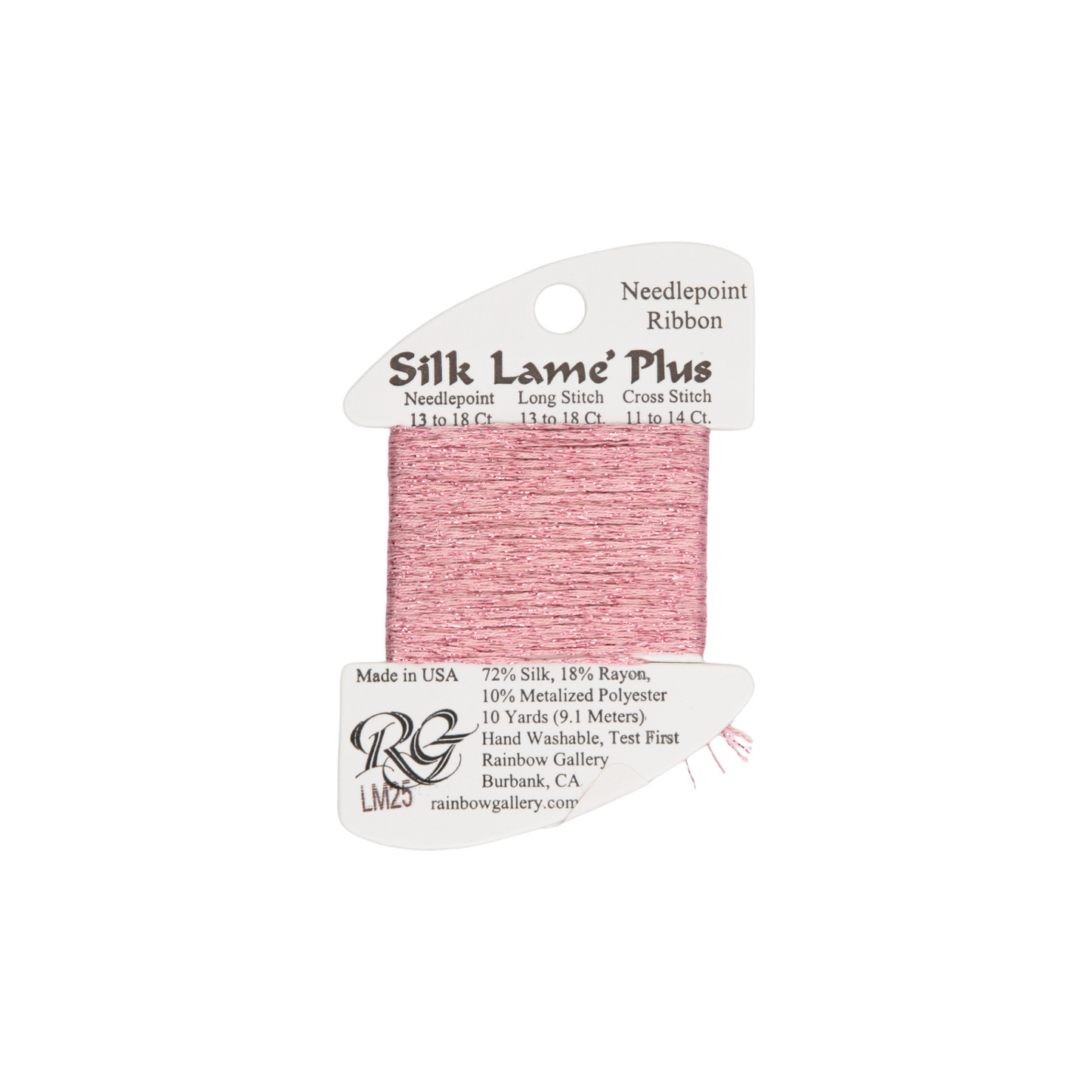 Silk Lame Braid Plus LM25 Rose Pink