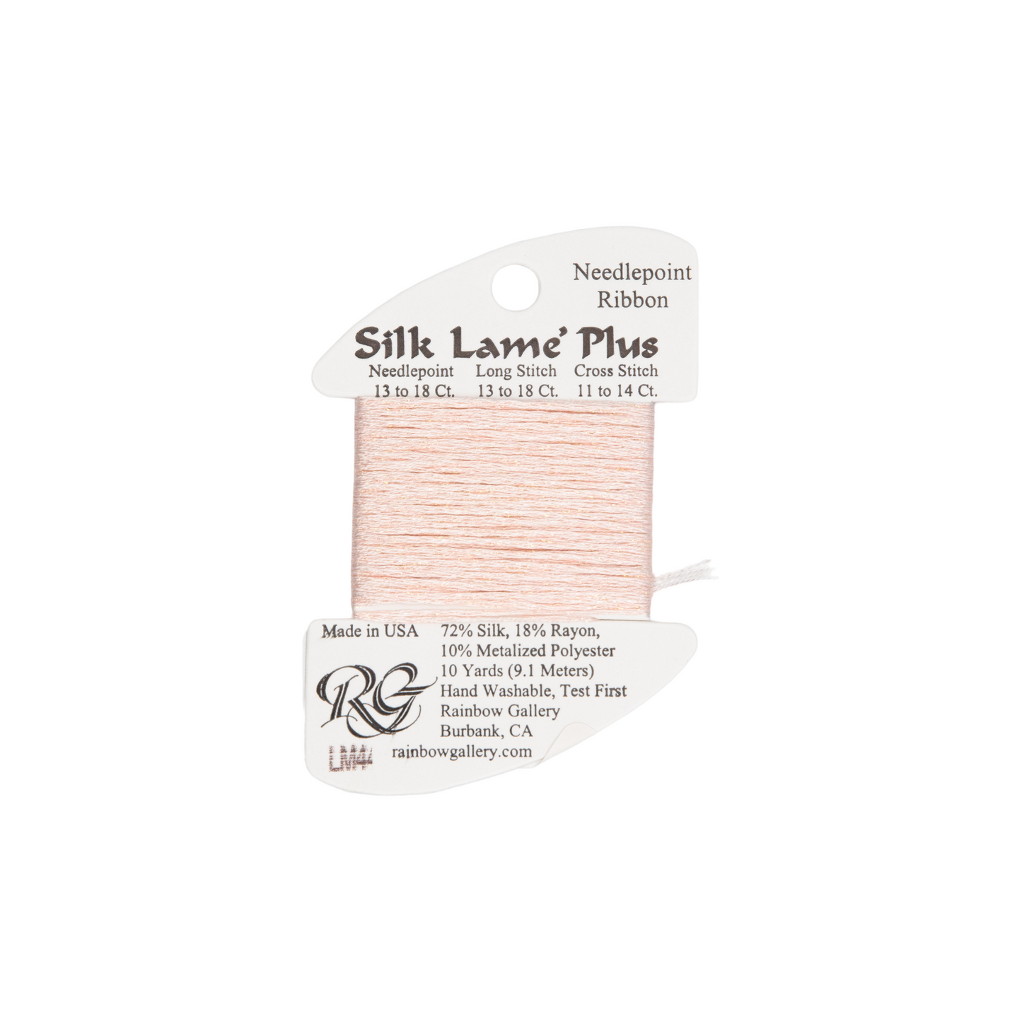 Silk Lame Braid Plus LM44 Lite Shell Pink
