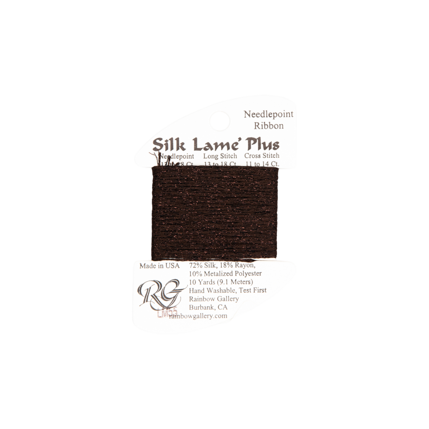 Silk Lame Braid Plus LM55 Dark Chocolate