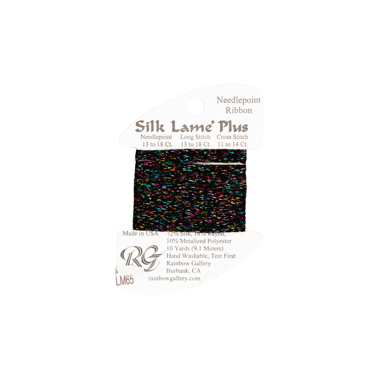 Silk Lame Braid Plus LM65 Black Sparkle