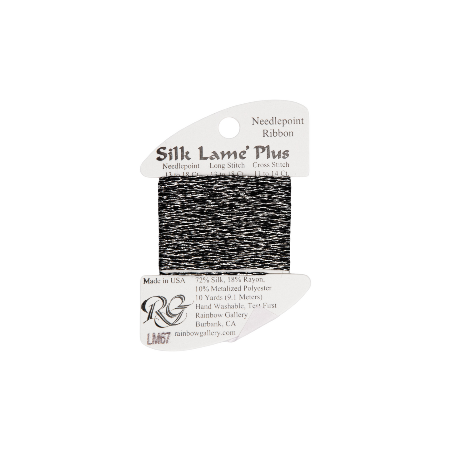 Silk Lame Braid Plus LM67 Antique Silver
