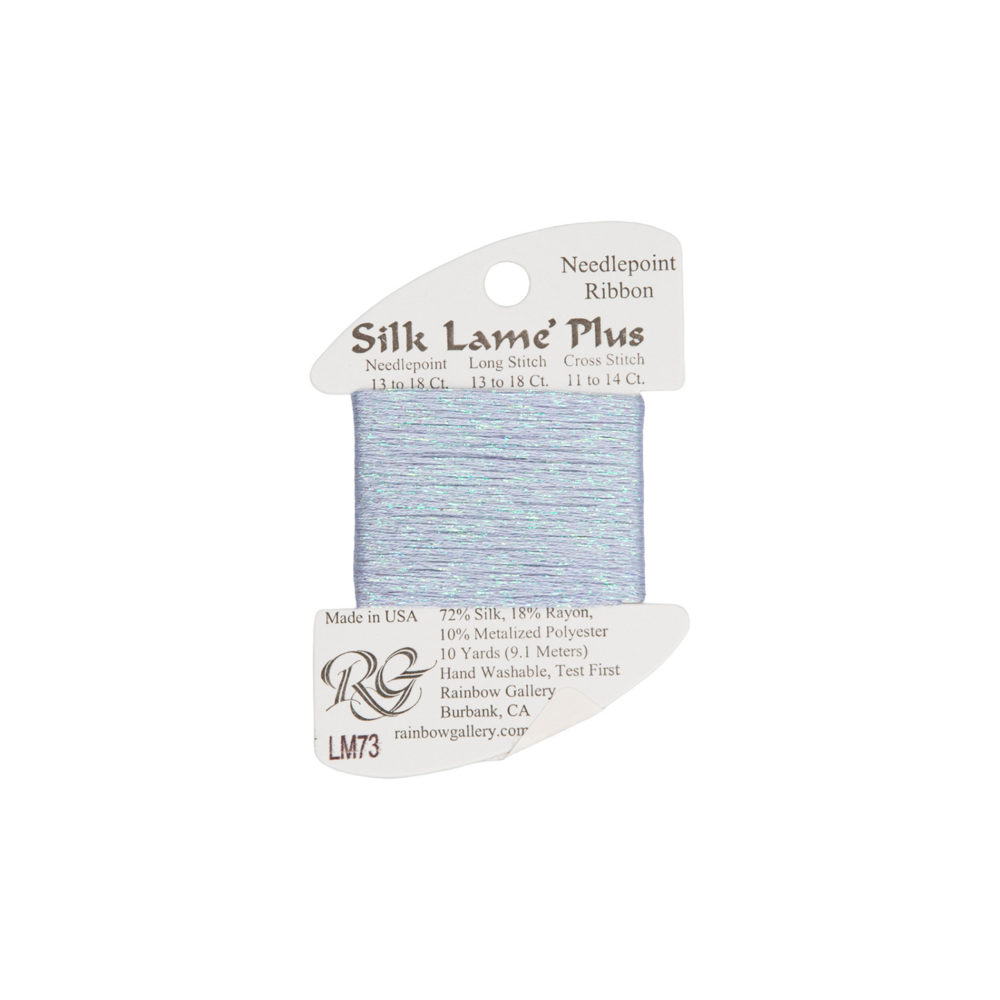Silk Lame Braid Plus LM73 Pale Lavender Blue