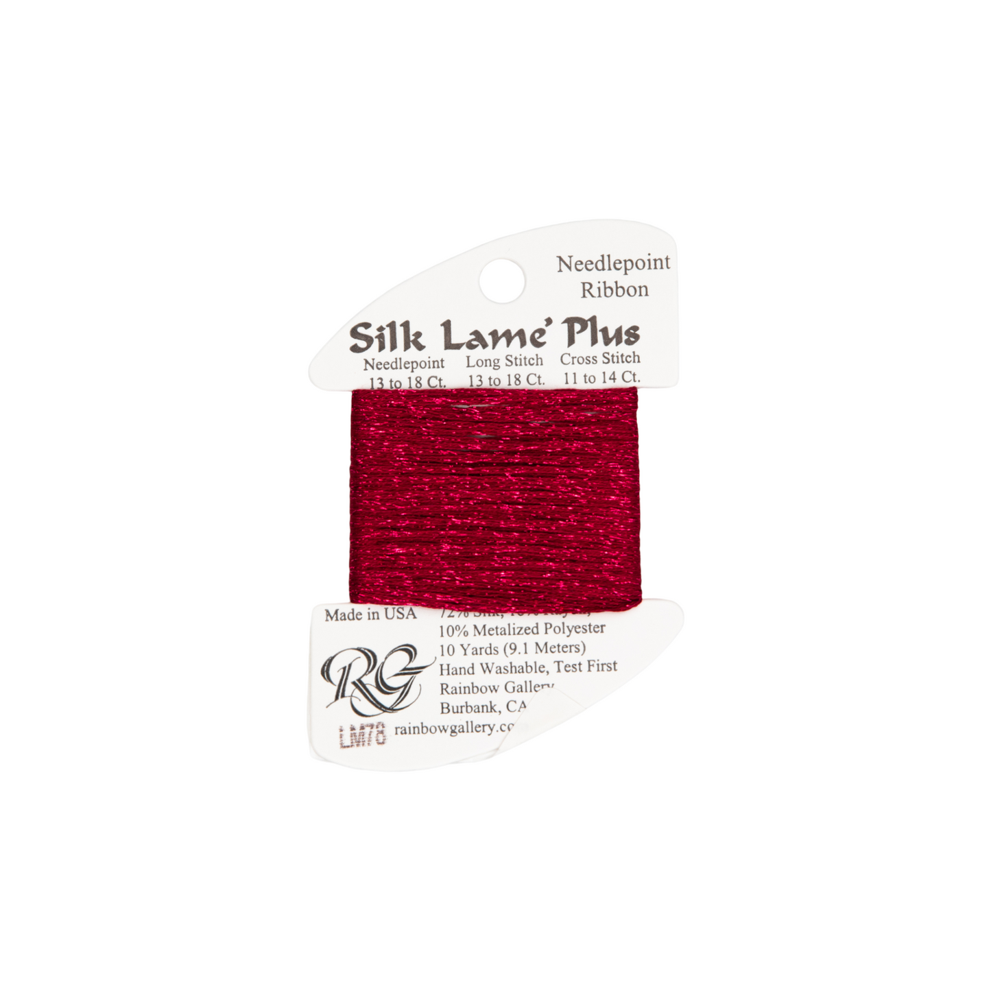 Silk Lame Braid Plus LM78 Cherry