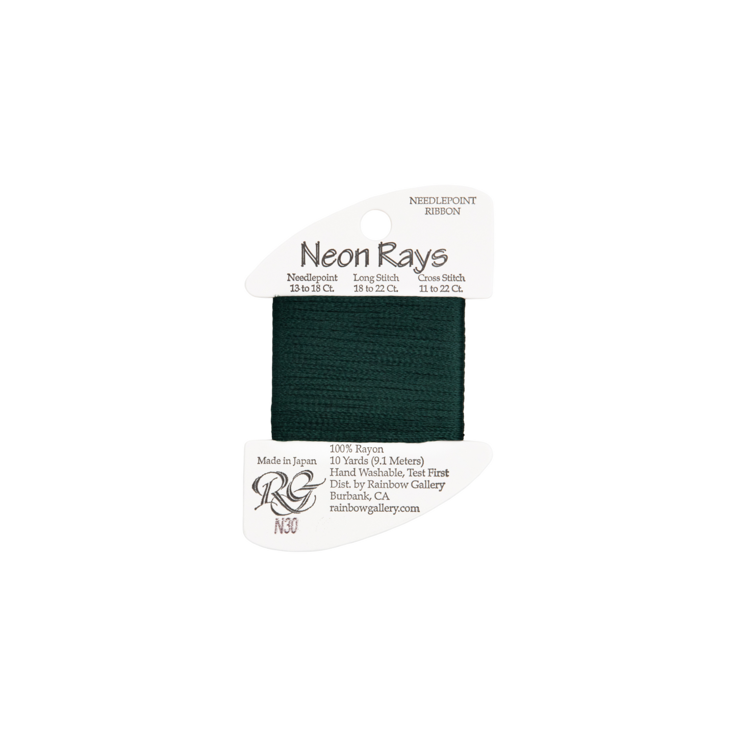 Neon Rays N30 Dark Forest Green
