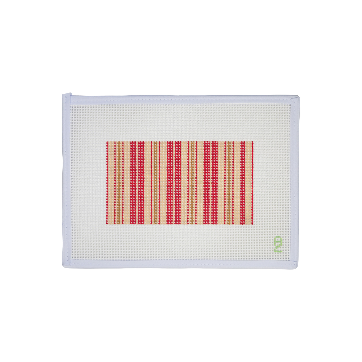 Red Ticking Glasses Case