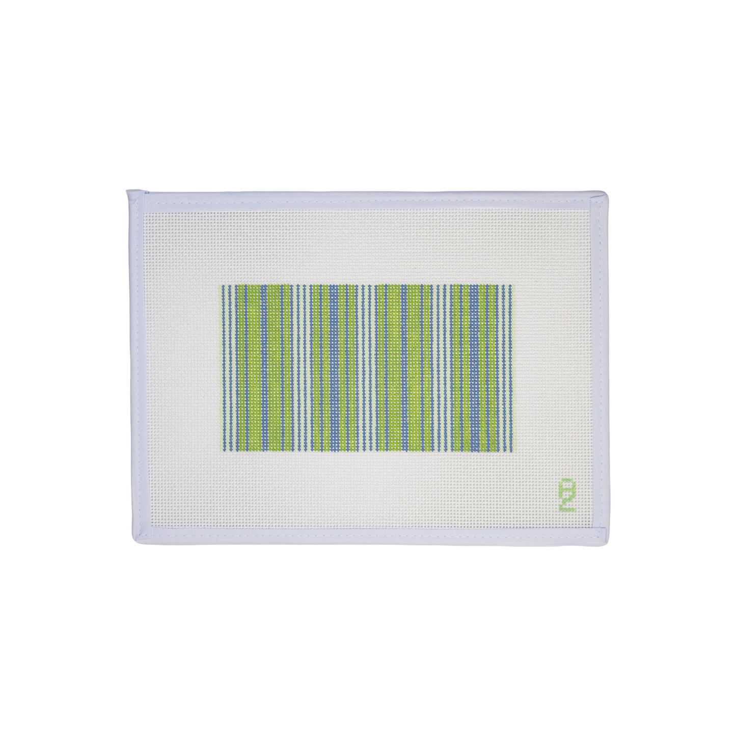 Green Ticking Glasses Case