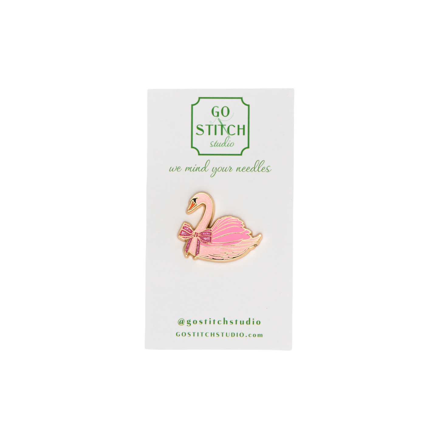 Pink Swan Needle Minder