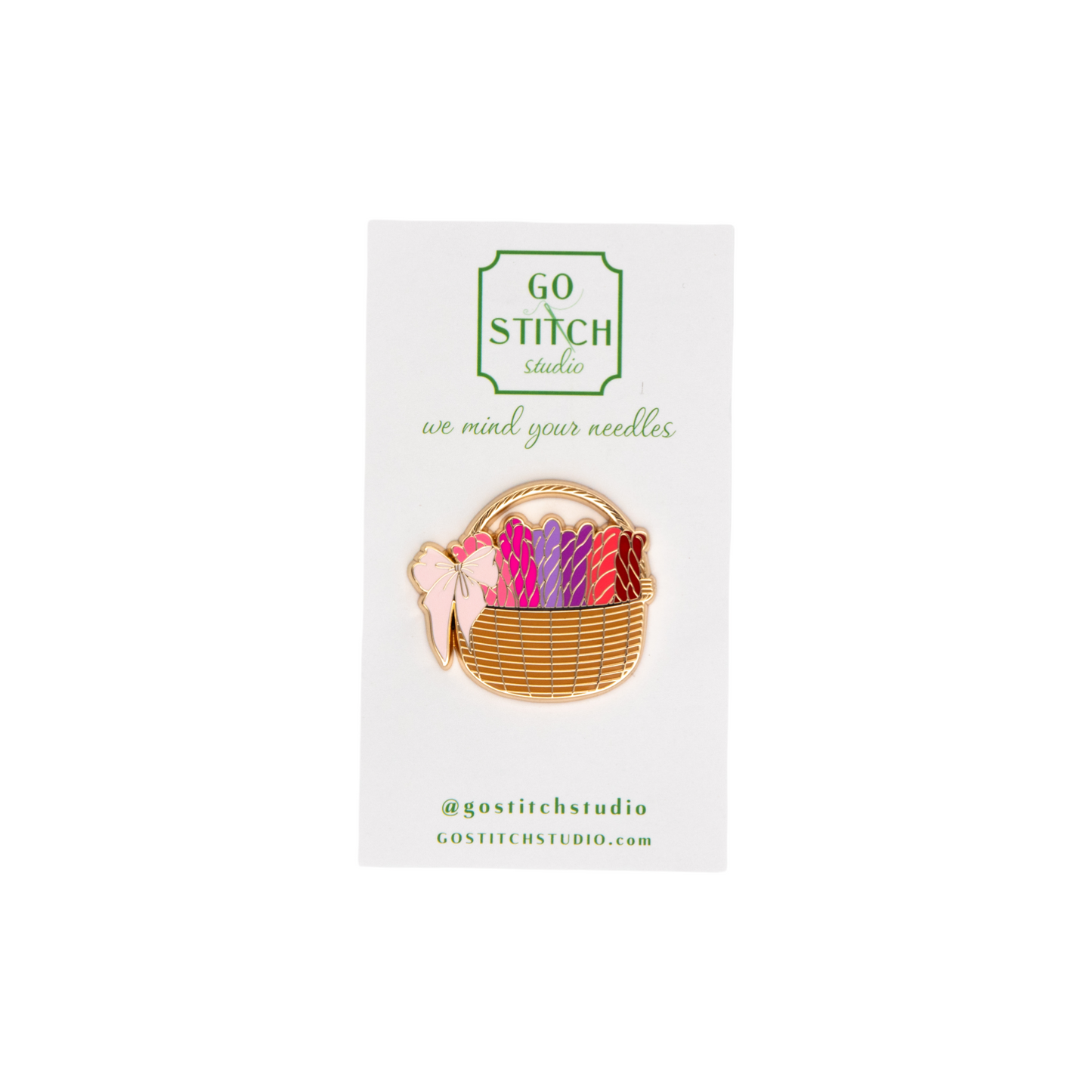 Needlepoint Basket Needle Minder
