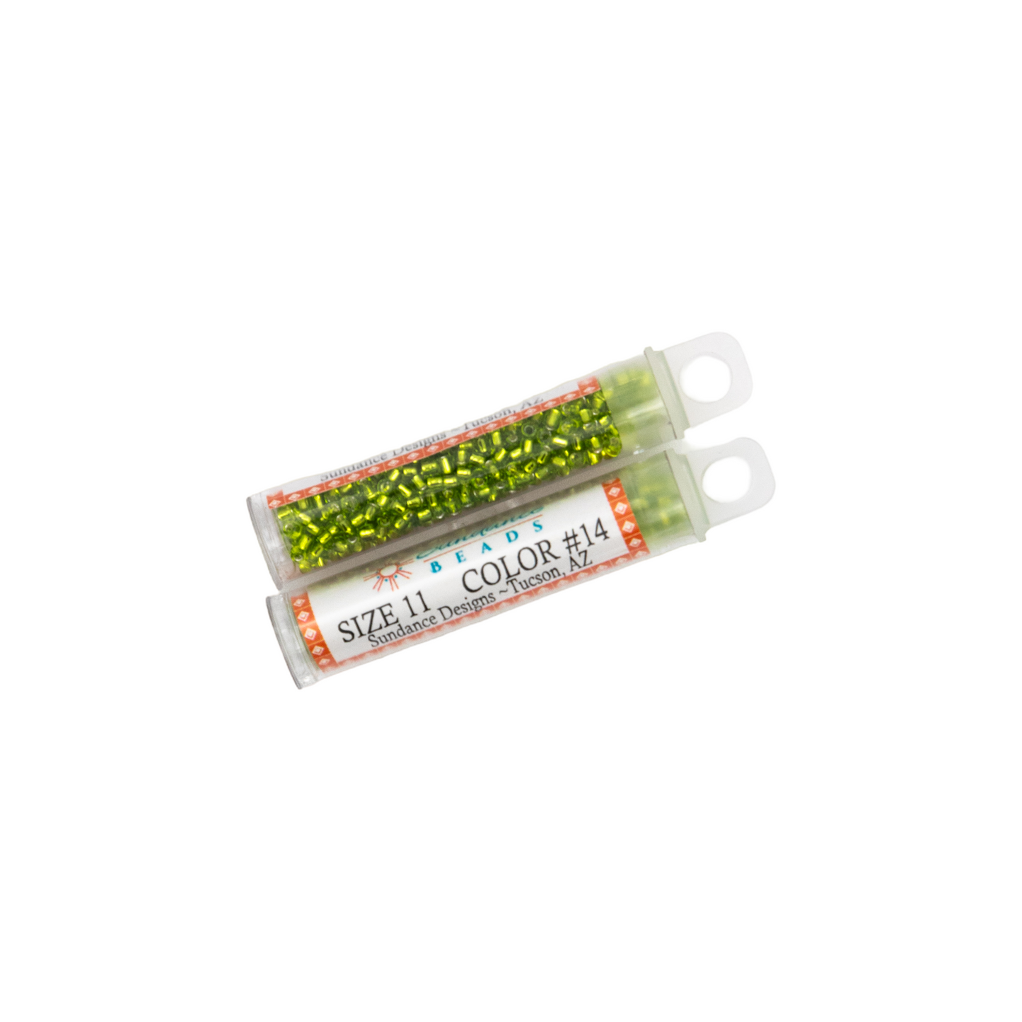 Sundance Designs Seed Beads Size 11 - 14 Lime Green