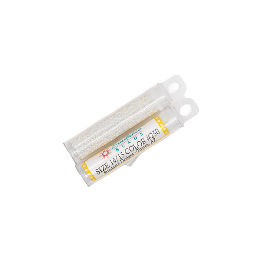 Sundance Designs Seed Beads Size 14/15 - 250 Crystal Opal