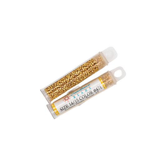 Sundance Designs Seed Beads Size 14/15 - 471 Galvanized Gold
