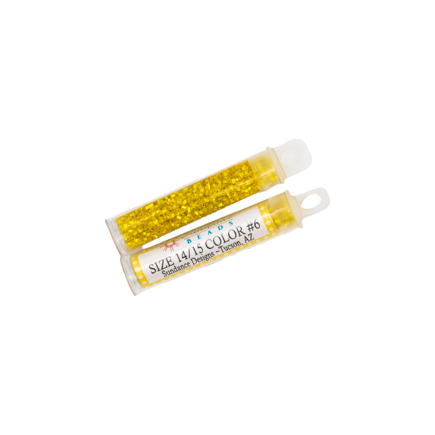 Sundance Designs Seed Beads Size 14/15 - 6 Bright Yellow