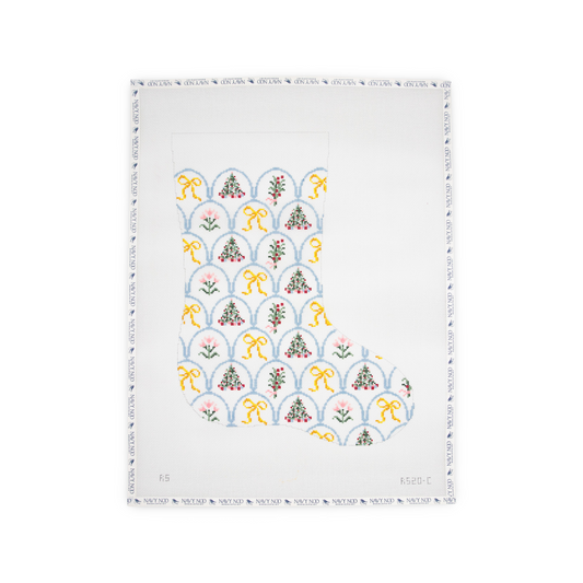 Yellow Bow Stocking