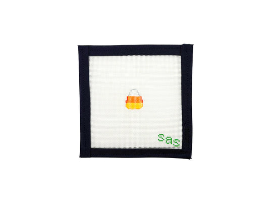 Mini Candy Corn needlepoint canvas by Stitch Avenue Studio