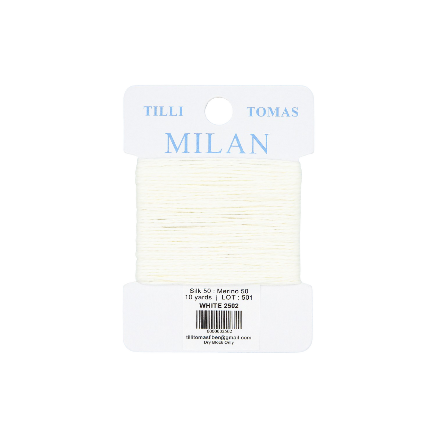 Milan Card White 2502