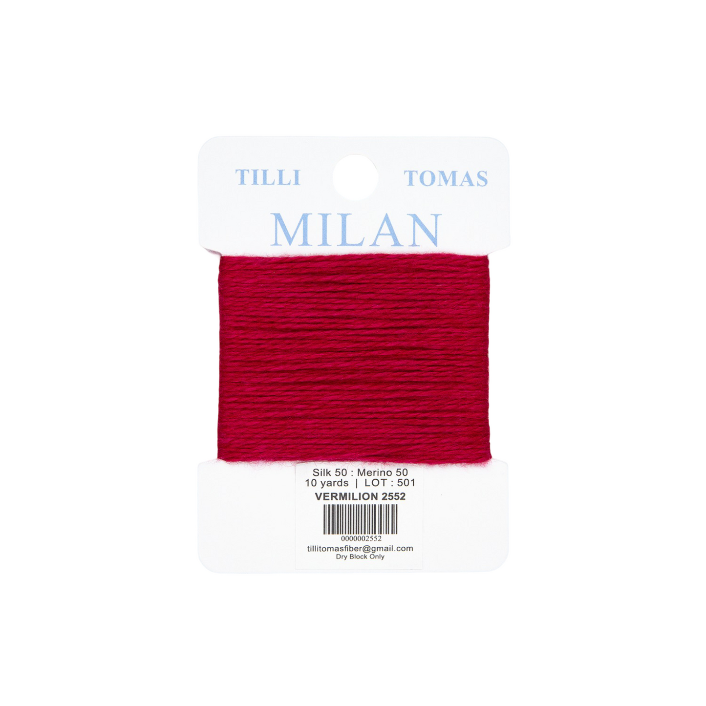 Milan Card Vermilion 2552