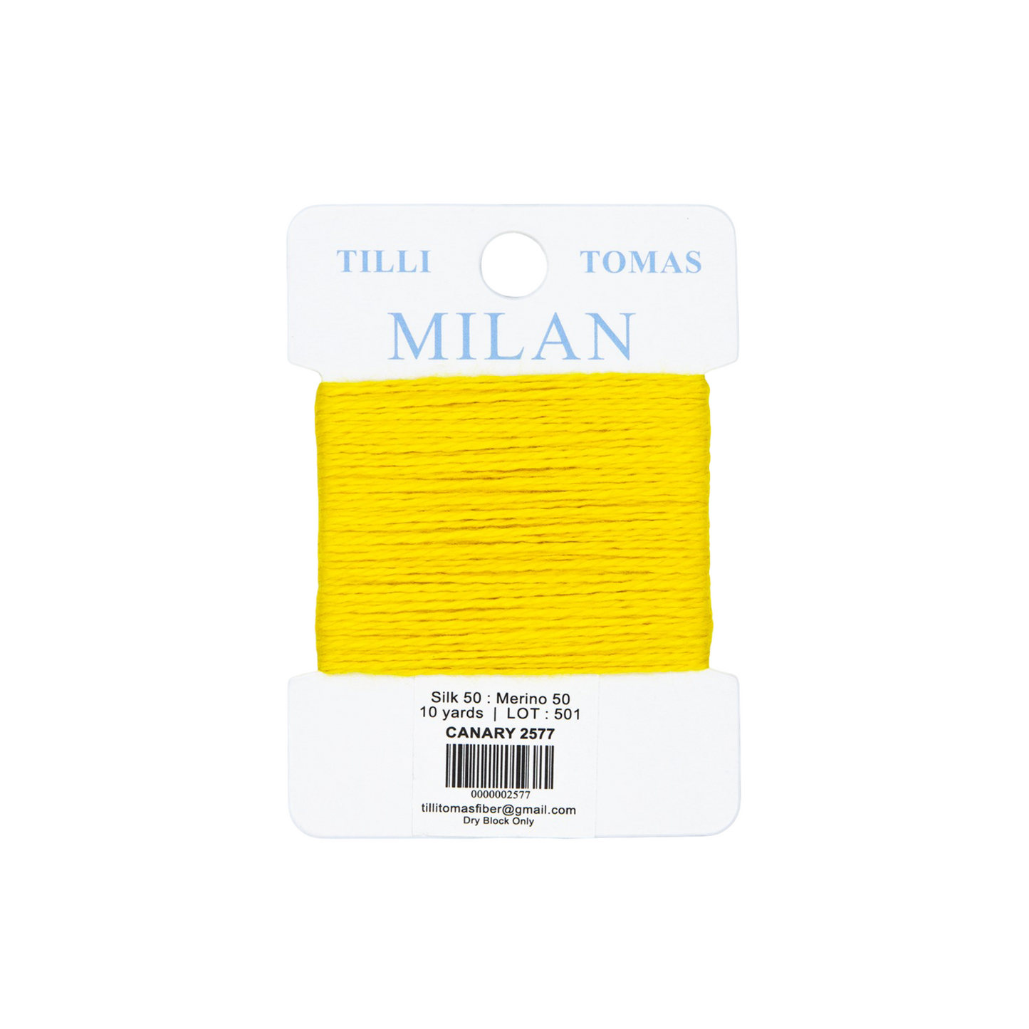 Milan Card Canary 2577