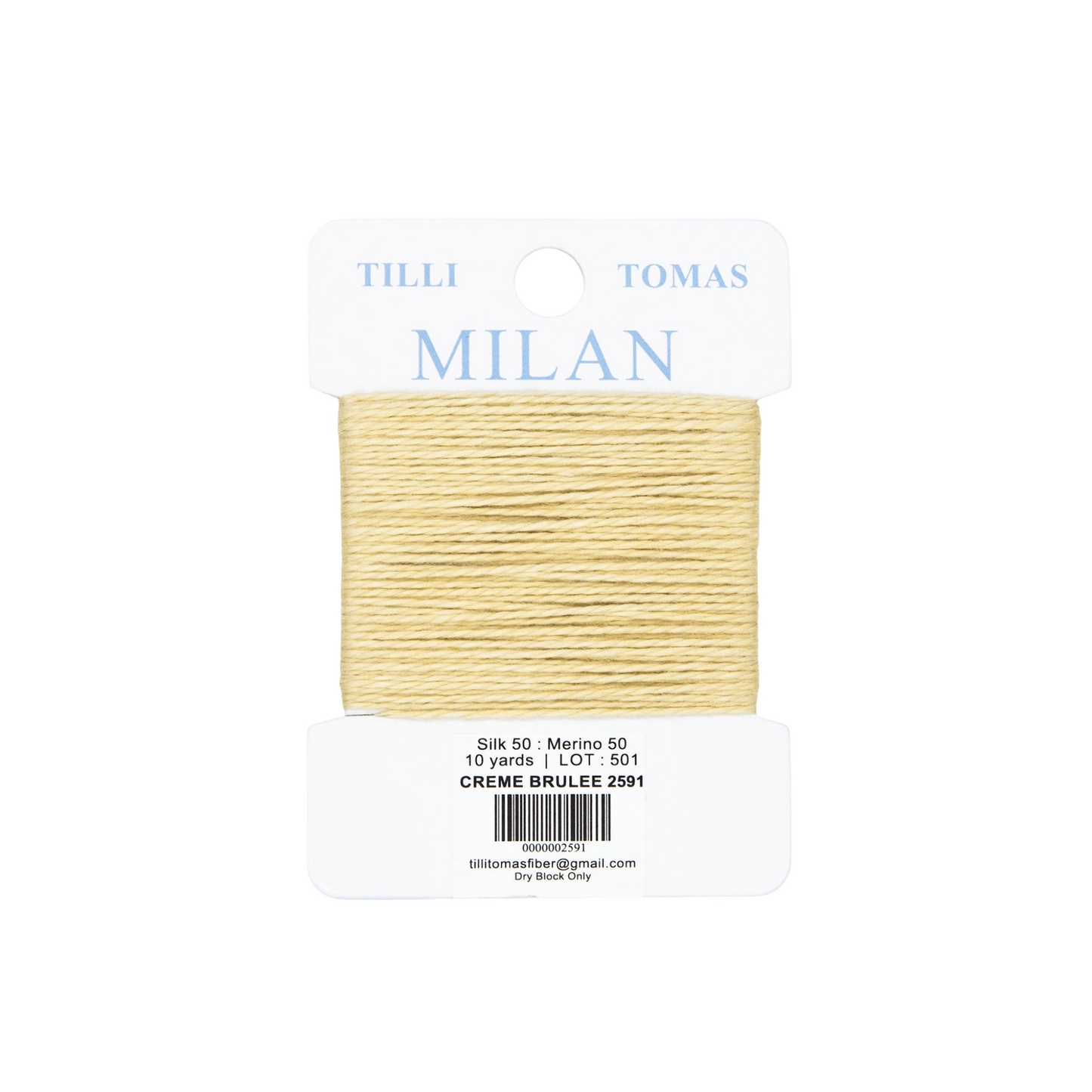 Milan Card Creme Brulee 2591