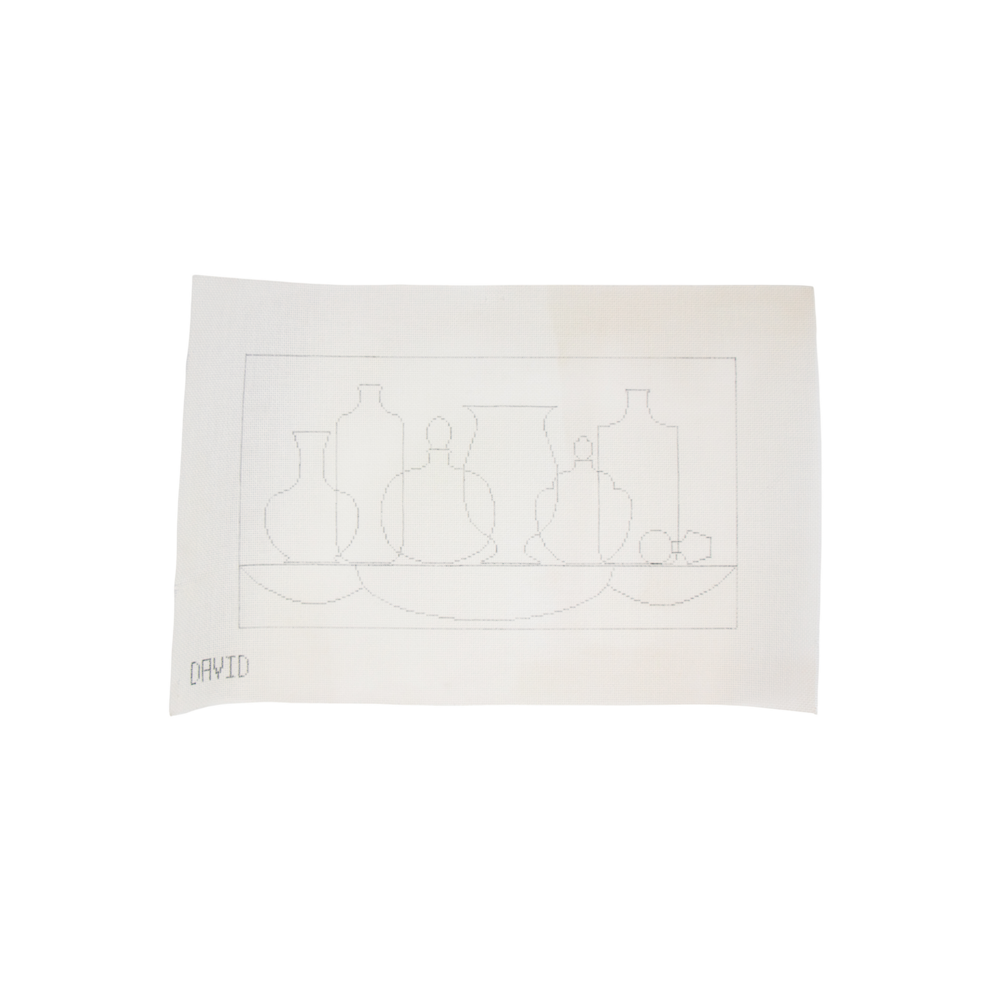 Bottles Line Drawn with Stitch Guide