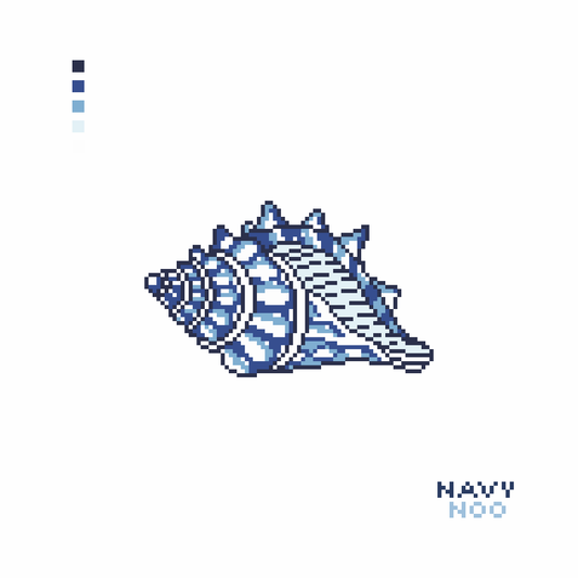 Dark Blue Conch Canvas – WHOLESALE