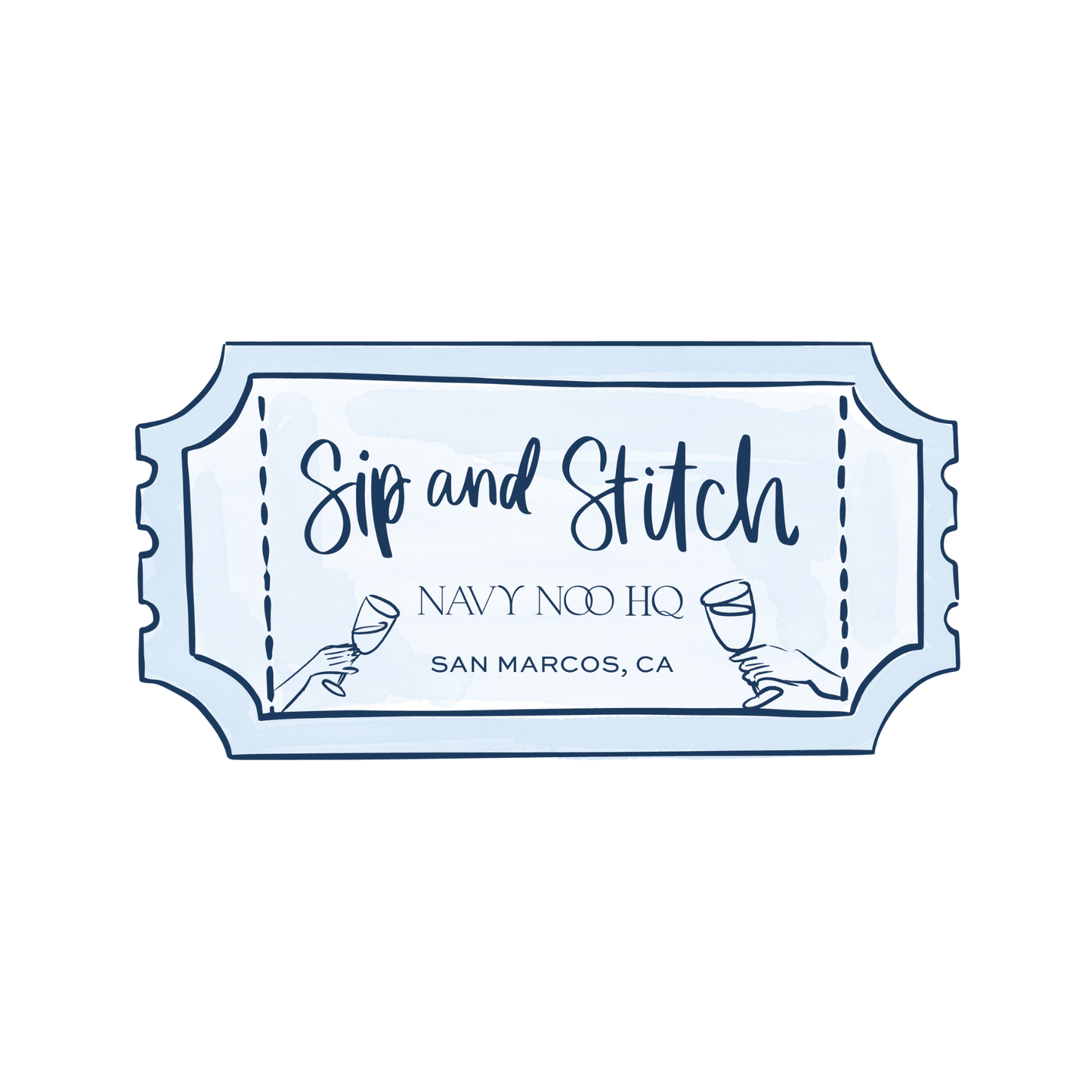 February 18th Sip and Stitch