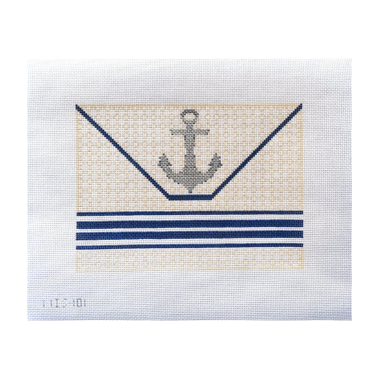 Anchor on Raffia Clutch
