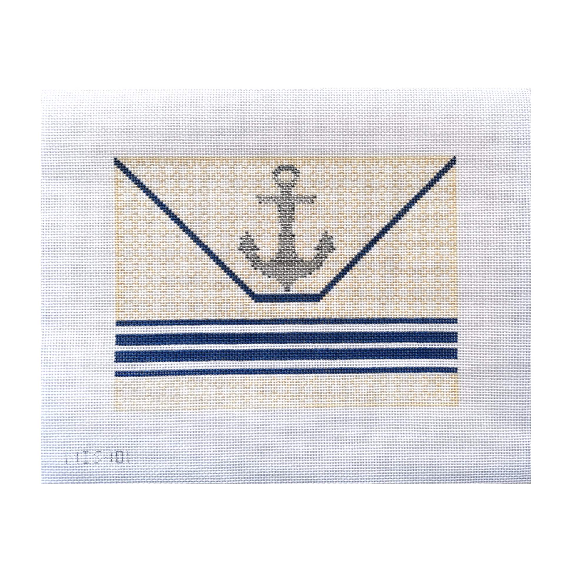 Anchor on Raffia Clutch