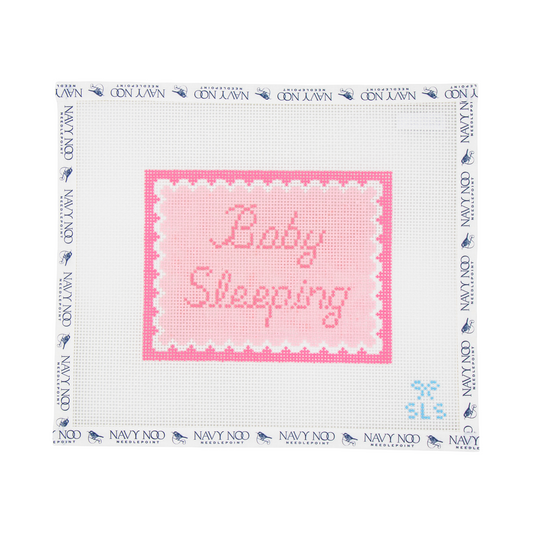 Baby Sleeping Pink Scallops