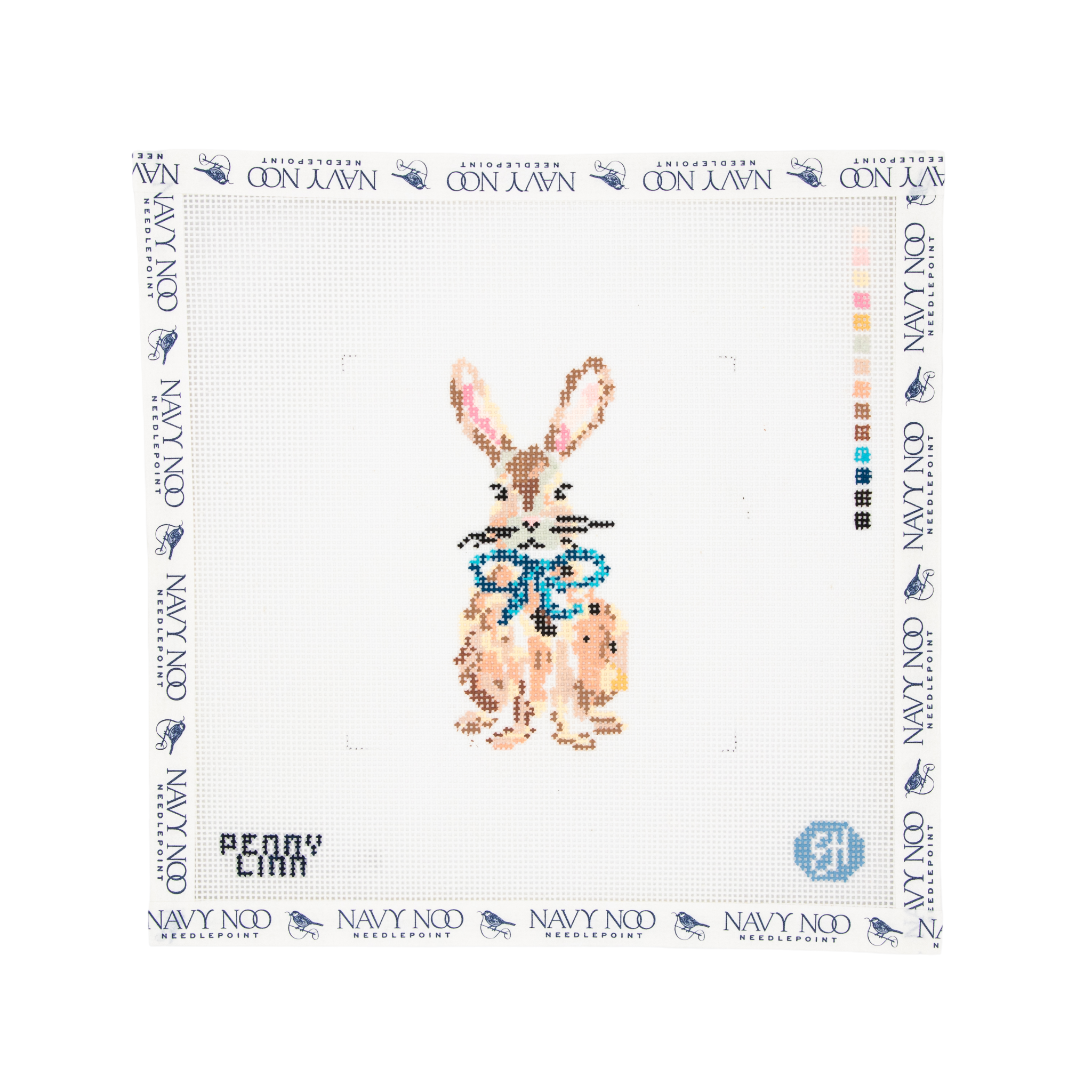 Noo Rabbit Rabbit Bow – Navy Noo