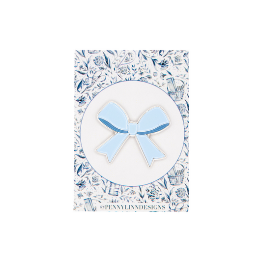Blue Bow Needle Minder