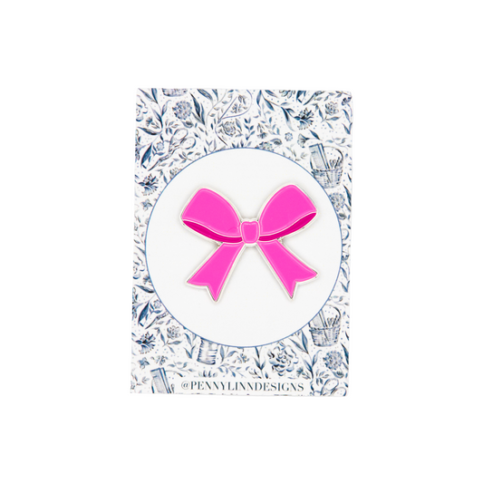 Pink Bow Needle Minder