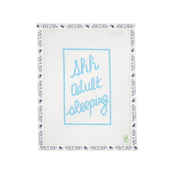 Shh...Adult Sleeping Door Hanger