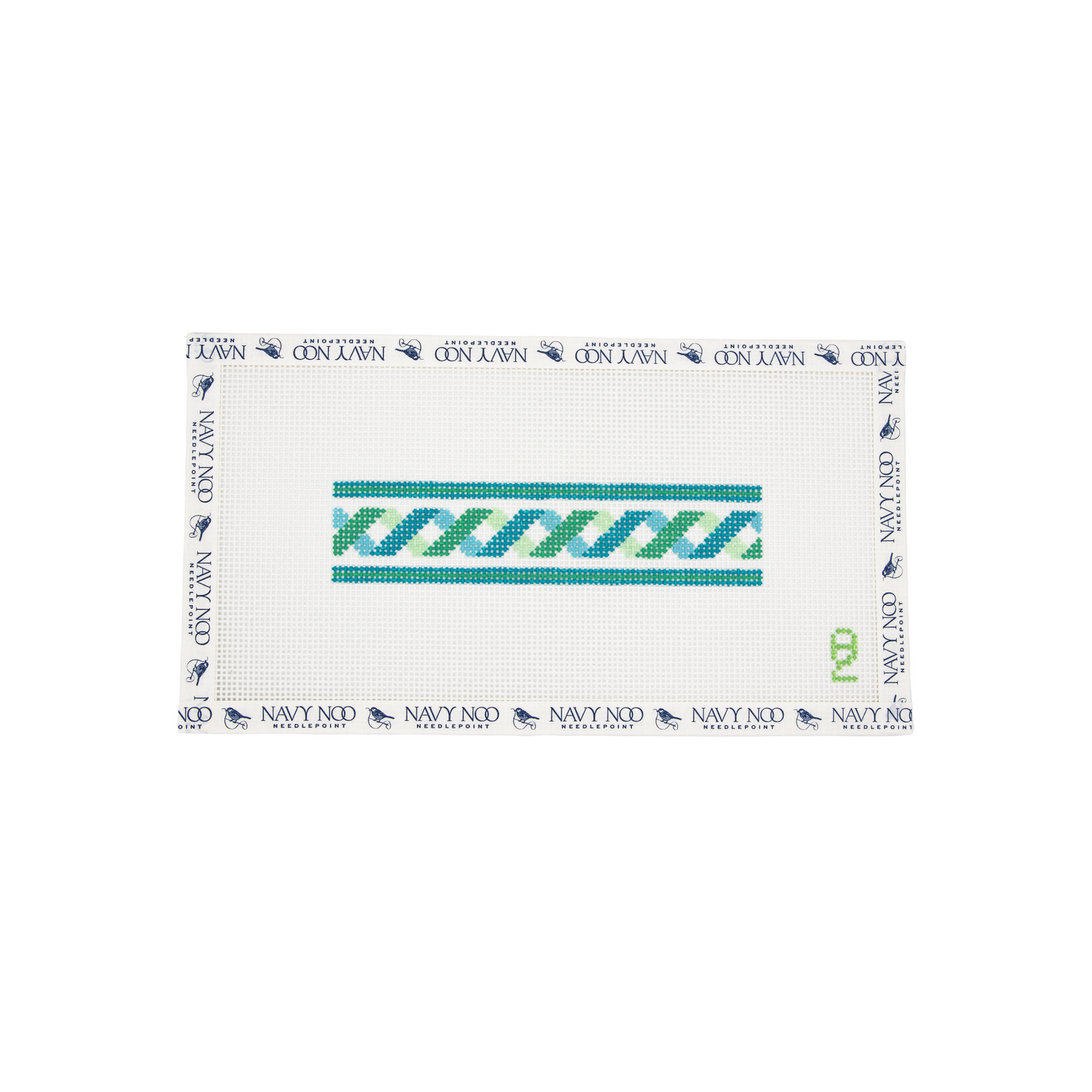 Twisting Ribbon Fob Blue