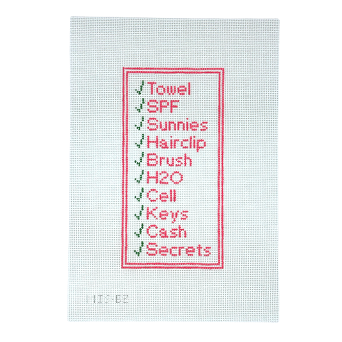 Checklist Summer Pink